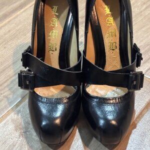 Womens LAMB Mary Janes Black Size 6